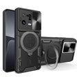 For Xiaomi 13 Pro CD Texture Sliding Camshield Magnetic Holder Phone Case(Black) - free shipping - PMC TechLife - Order now!