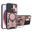 For Xiaomi 13 CD Texture Sliding Camshield Magnetic Holder Phone Case(Pink) - free shipping - PMC TechLife - Order now!