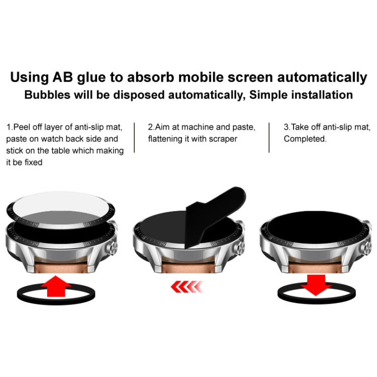 Compatible with Garmin Compatible witherunner 265S IMAK Plexiglass HD Watch Protective Film