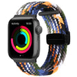 Magnetic Fold Clasp Woven Watch Band For Apple Watch SE 40mm(Denim Color) - Watch Bands by PMC TechLife | Online Shopping South Africa | PMC TechLife