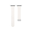 Sheepskin Texture Magnetic Folding Buckle Watch Band For Apple Watch 2 42mm(White) - Watch Bands by PMC TechLife | Online Shopping South Africa | PMC TechLife