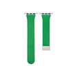 Sheepskin Texture Magnetic Folding Buckle Watch Band For Apple Watch 9 41mm(Green) - Watch Bands by PMC TechLife | Online Shopping South Africa | PMC TechLife