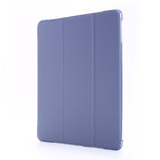 For iPad Air 2 Airbag Horizontal Flip Leather Case with Three-fold Holder & Pen Holder(Purple)