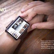 LEMFO LEMT 2.8 inch Large Screen 4G Smart Watch Android 7.1, Specification:1GB+16GB(Black)