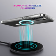 For iPhone 15 Pro Max MagSafe Clear Acrylic PC +TPU Phone Case(Transparent)