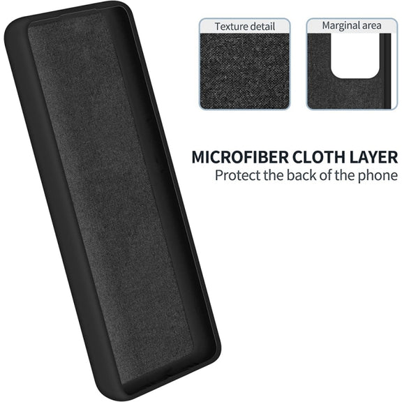 For Motorola Edge 40 5G Pure Color Liquid Silicone Shockproof Phone Case(Black)