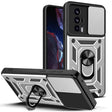 For Xiaomi Poco F5 Pro Sliding Camera Cover Design TPU Hybrid PC Phone Case(Silver) - free shipping - PMC TechLife - Order now!