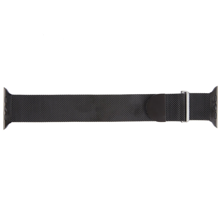 For Apple Watch 8 45mm Milanese Metal Magnetic Watch Band(Black)