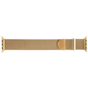 For Apple Watch 7 41mm Milanese Metal Magnetic Watch Band(Gold)