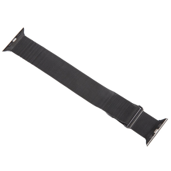 For Apple Watch 6 40mm Milanese Metal Magnetic Watch Band(Black)