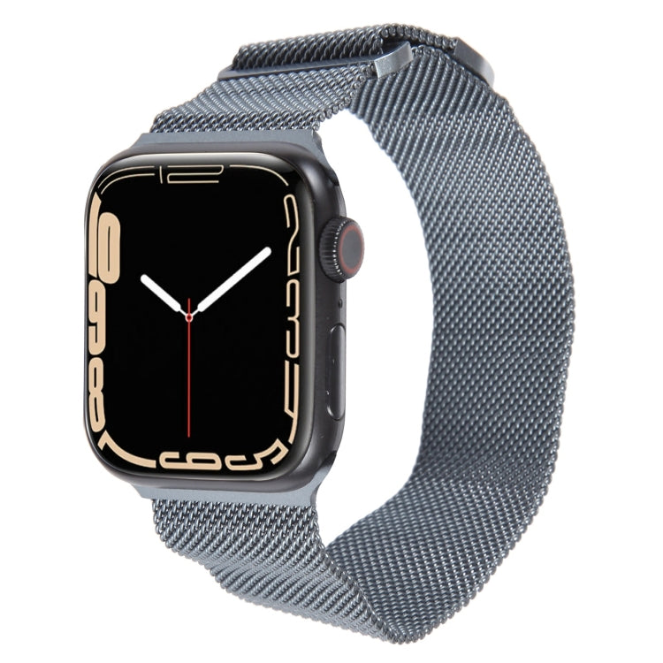 For Apple Watch 6 44mm Milanese Metal Magnetic Watch Band(Space Grey)