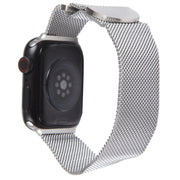 For Apple Watch 4 40mm Milanese Metal Magnetic Watch Band(Silver)