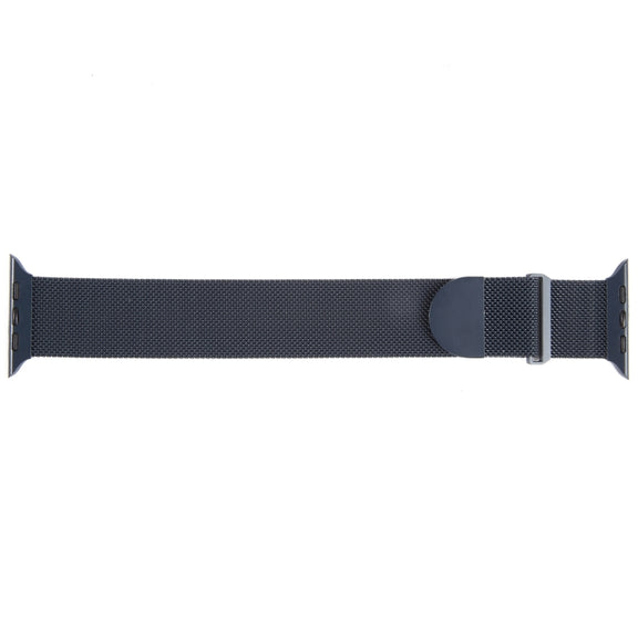 For Apple Watch 4 40mm Milanese Metal Magnetic Watch Band(Midnight Blue)