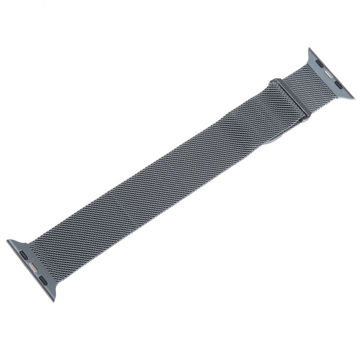 For Apple Watch 2 38mm Milanese Metal Magnetic Watch Band(Space Grey)