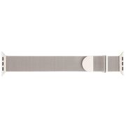 For Apple Watch 2 42mm Milanese Metal Magnetic Watch Band(Starlight)