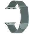 For Apple Watch 2 42mm Milanese Metal Magnetic Watch Band(Pine Green) - Watch Bands by PMC TechLife | Online Shopping South Africa | PMC TechLife