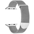 For Apple Watch 9 41mm Milanese Metal Magnetic Watch Band(Silver) - Watch Bands by PMC TechLife | Online Shopping South Africa | PMC TechLife