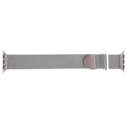 For Apple Watch 9 41mm Milanese Metal Magnetic Watch Band(Silver)