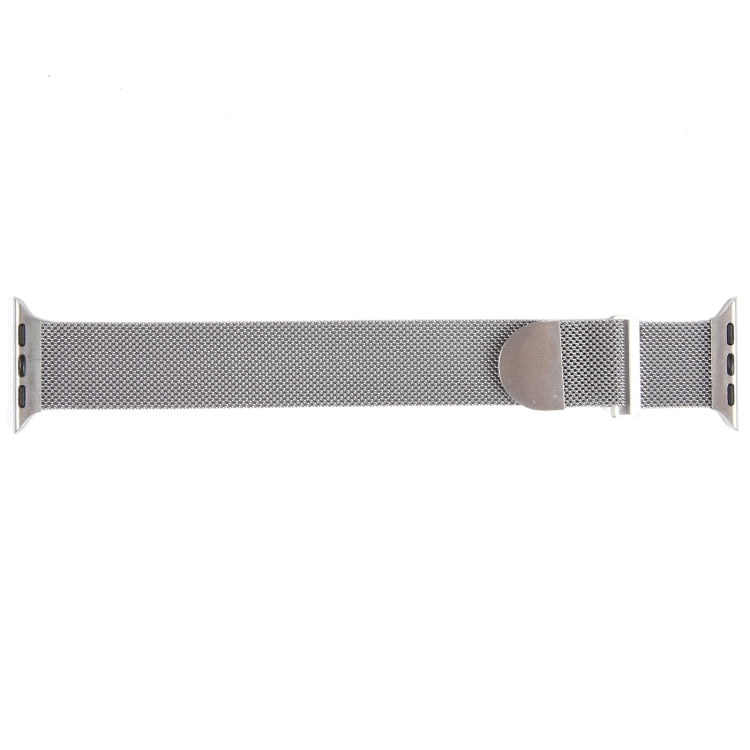 For Apple Watch 9 41mm Milanese Metal Magnetic Watch Band(Silver)
