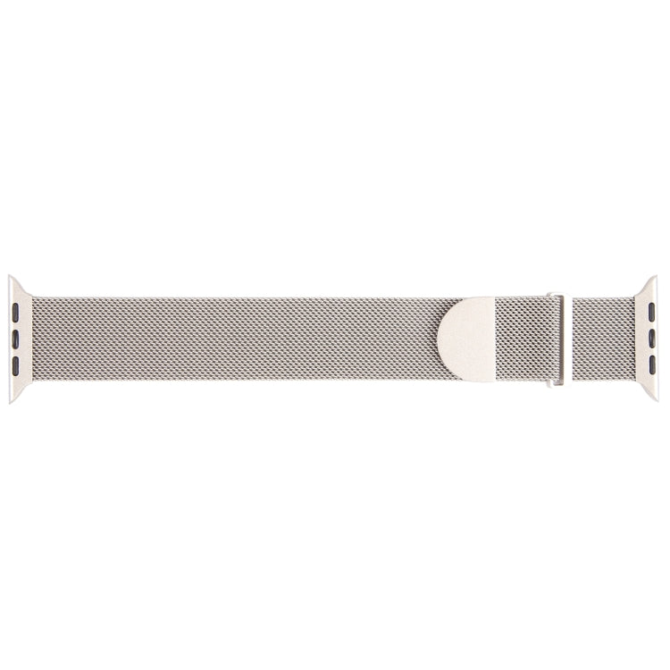 For Apple Watch 9 41mm Milanese Metal Magnetic Watch Band(Starlight)