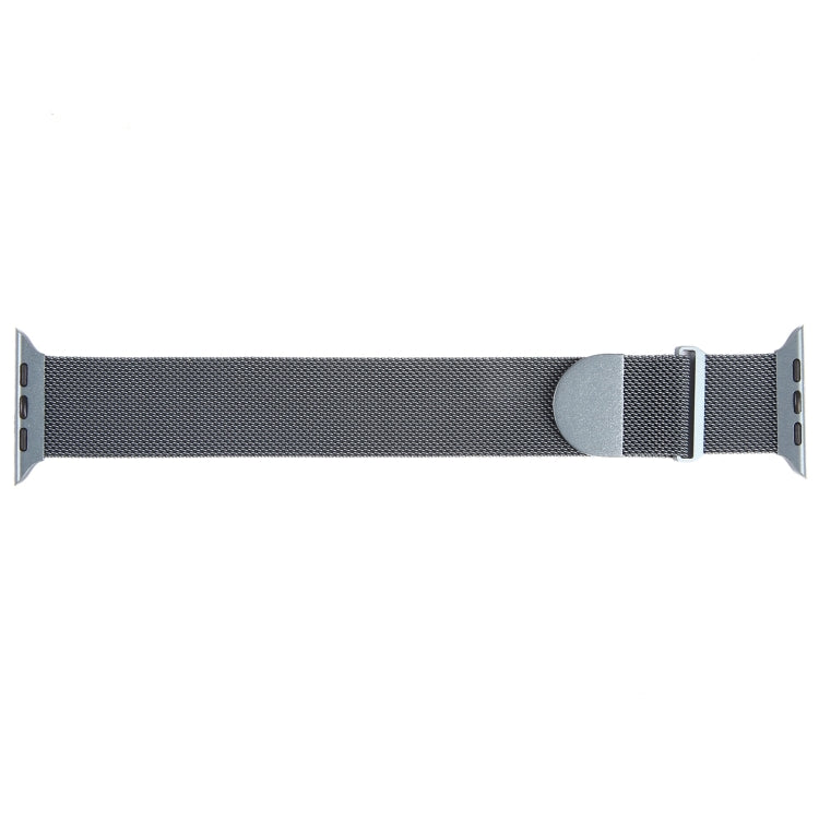 For Apple Watch 9 41mm Milanese Metal Magnetic Watch Band(Space Grey)