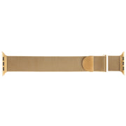For Apple Watch 9 41mm Milanese Metal Magnetic Watch Band(Gold)
