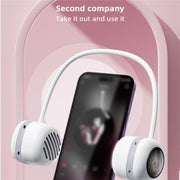 T5 USB Portable Wireless Hanging Neck Bluetooth Speaker(Pink)