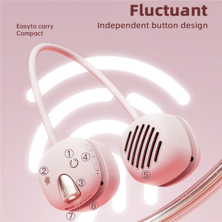 T5 USB Portable Wireless Hanging Neck Bluetooth Speaker(White)