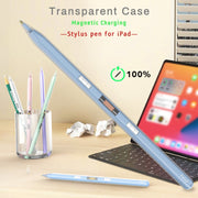 P10s Transparent Case Wireless Charging Stylus Pen for iPad 2018 or Later(White)