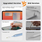 P10s Transparent Case Wireless Charging Stylus Pen for iPad 2018 or Later(Light Green)