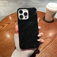 For iPhone 14 Pro Max Solid Color Wave Texture TPU Phone Case(Black) - iPhone 14 Pro Max Cases by PMC TechLife | Online Shopping South Africa | PMC TechLife