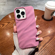 For iPhone 14 Pro Max Solid Color Wave Texture TPU Phone Case(Taro Purple) - iPhone 14 Pro Max Cases by PMC TechLife | Online Shopping South Africa | PMC TechLife