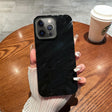 For iPhone 12 Pro Max Solid Color Wave Texture TPU Phone Case(Black) - iPhone 12 Pro Max Cases by PMC TechLife | Online Shopping South Africa | PMC TechLife