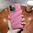 For iPhone 12 Pro Max Solid Color Wave Texture TPU Phone Case(Taro Purple) - iPhone 12 Pro Max Cases by PMC TechLife | Online Shopping South Africa | PMC TechLife