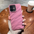 For iPhone 12 / 12 Pro Solid Color Wave Texture TPU Phone Case(Taro Purple) - iPhone 12 / 12 Pro Cases by PMC TechLife | Online Shopping South Africa | PMC TechLife