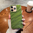 For iPhone 11 Pro Max Solid Color Wave Texture TPU Phone Case(Green) - iPhone 11 Pro Max Cases by PMC TechLife | Online Shopping South Africa | PMC TechLife