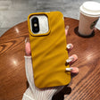 For iPhone X / XS Solid Color Wave Texture TPU Phone Case(Ginger) - More iPhone Cases by PMC TechLife | Online Shopping South Africa | PMC TechLife
