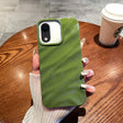 For iPhone XR Solid Color Wave Texture TPU Phone Case(Green) - More iPhone Cases by PMC TechLife | Online Shopping South Africa | PMC TechLife