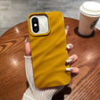 For iPhone XS Max Solid Color Wave Texture TPU Phone Case(Ginger) - More iPhone Cases by PMC TechLife | Online Shopping South Africa | PMC TechLife