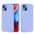 For iPhone 15 Solid Color Silicone Phone Case(Purple) - iPhone 15 Cases by PMC TechLife | Online Shopping South Africa | PMC TechLife
