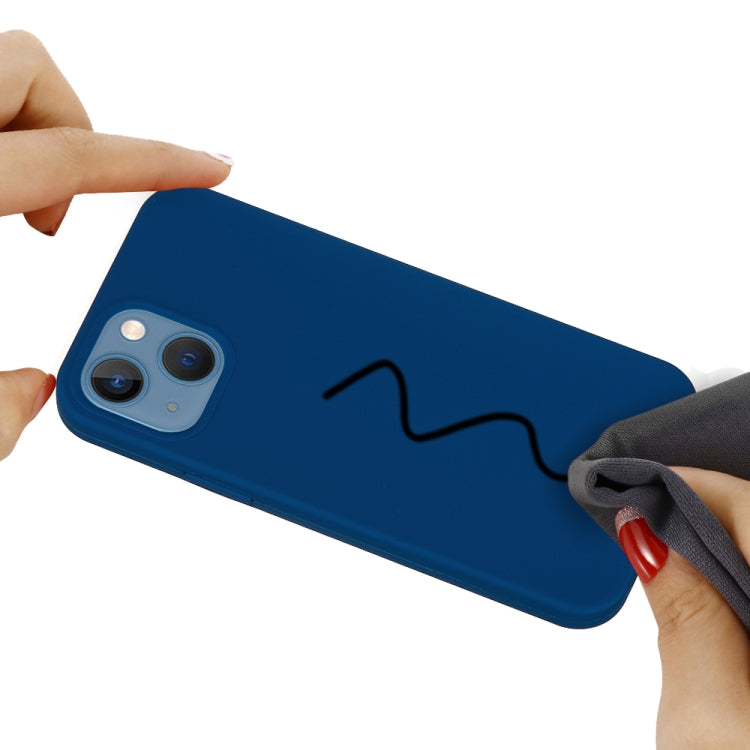 For iPhone 15 Solid Color Silicone Phone Case(Cobalt Blue)