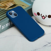 For iPhone 15 Solid Color Silicone Phone Case(Cobalt Blue)