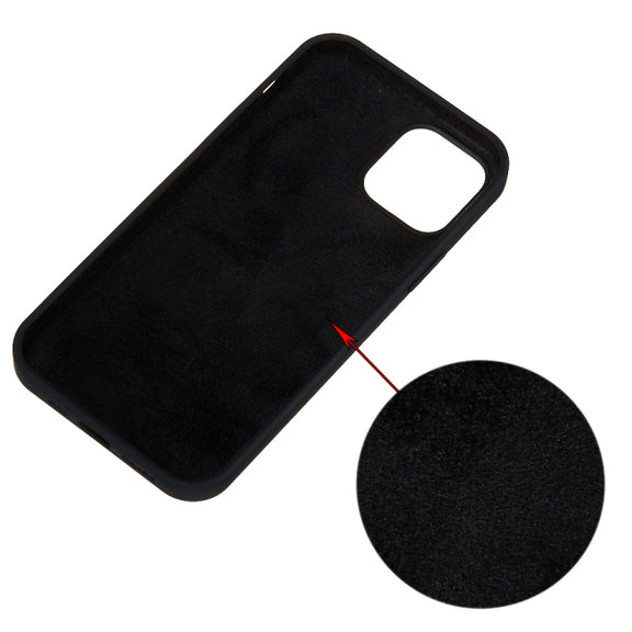For iPhone 15 Solid Color Silicone Phone Case(Black)
