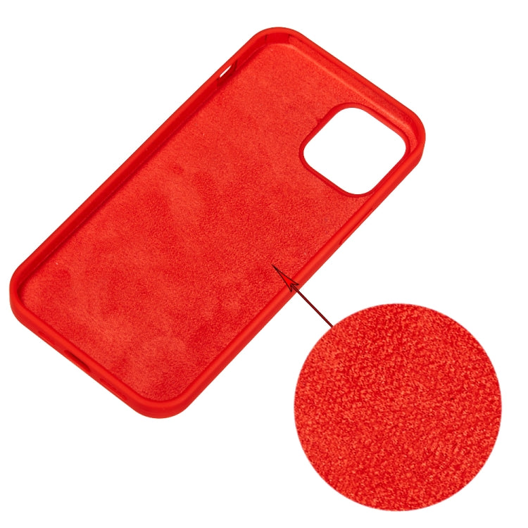 For iPhone 15 Solid Color Silicone Phone Case(Red)