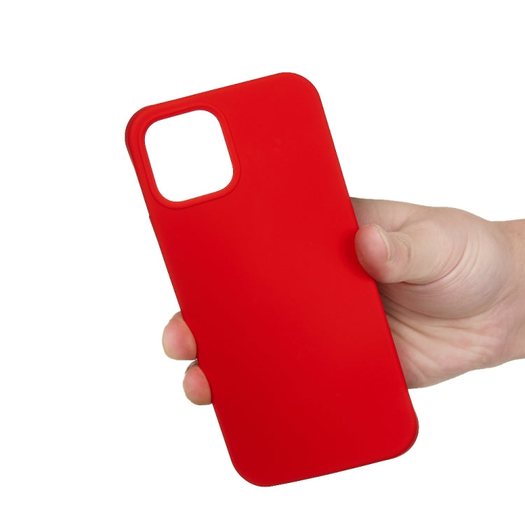 For iPhone 15 Solid Color Silicone Phone Case(Red)