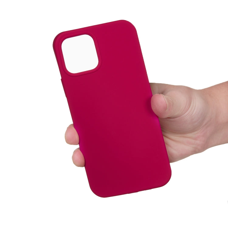 For iPhone 15 Solid Color Silicone Phone Case(Rose Red)