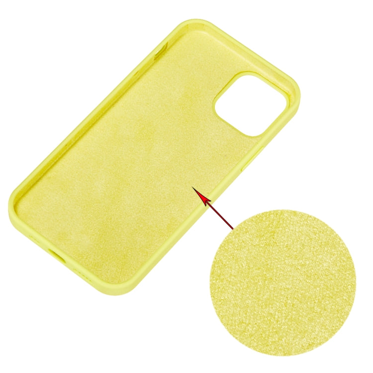 For iPhone 15 Solid Color Silicone Phone Case(Lemon Yellow)