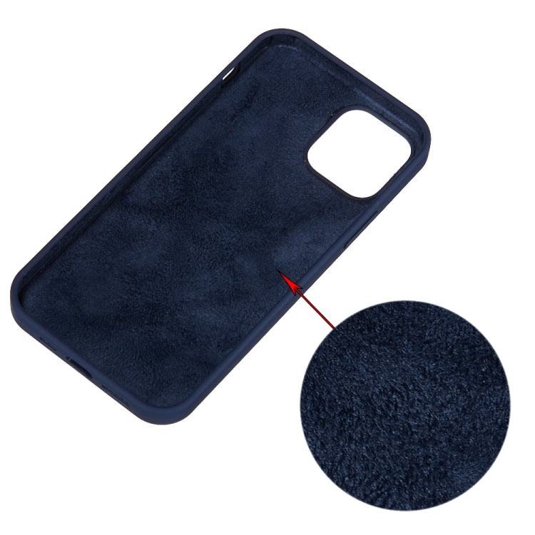 For iPhone 15 Solid Color Silicone Phone Case(Midnight Blue)