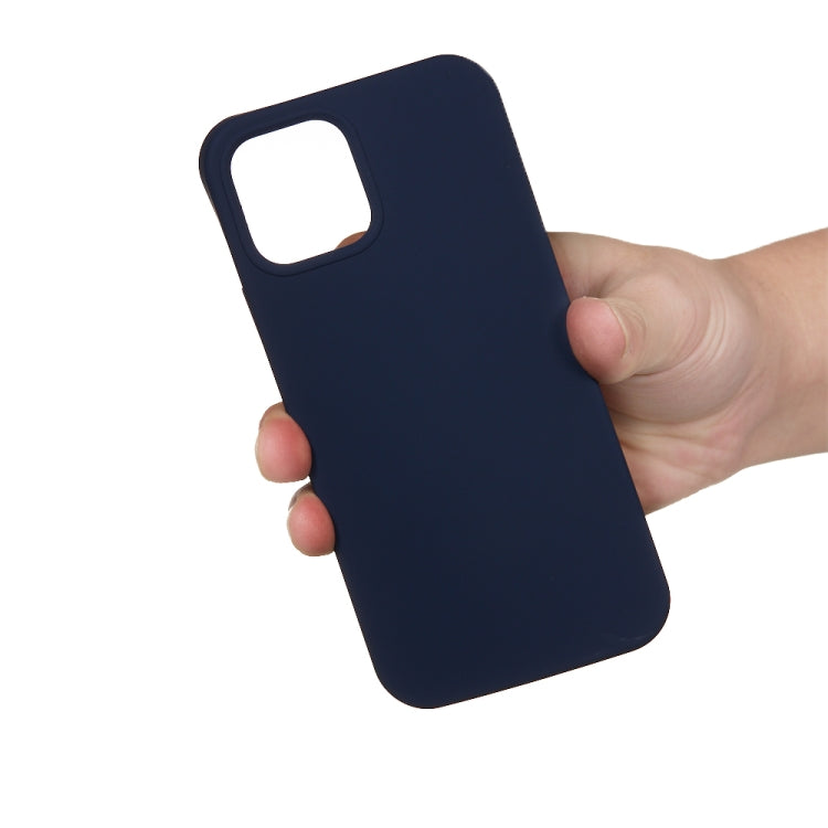 For iPhone 15 Solid Color Silicone Phone Case(Midnight Blue)