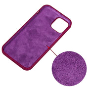 For iPhone 15 Solid Color Silicone Phone Case(Violet)